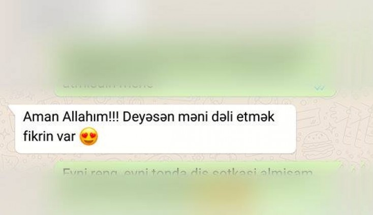 Bakıda iki sevgilinin gülməli “WhatsApp” yazışması - 