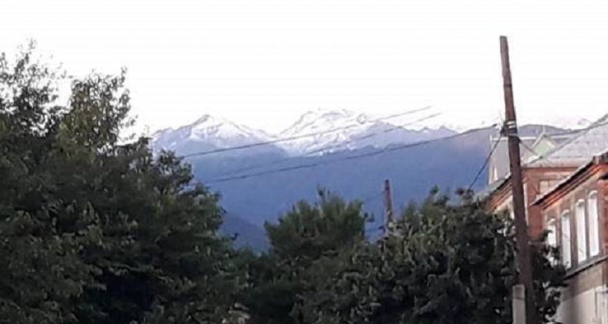 В Азербайджане в июле выпал снег