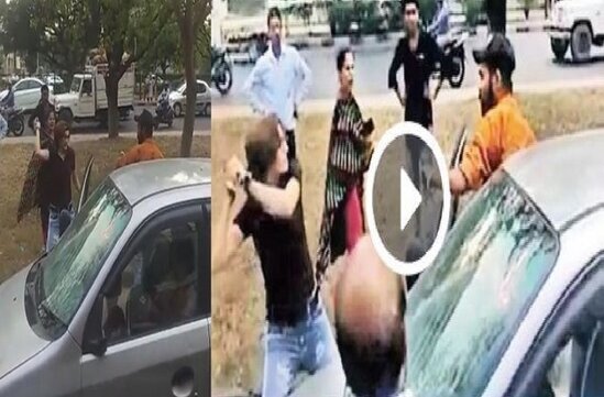 Dəhşətli görüntü!Qadın kişini küçənin ortasında döydü+ ŞOK VİDEO