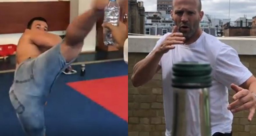 Азербайджанский каратист повторил трюк Джейсона Стэйтема - ВИДЕО