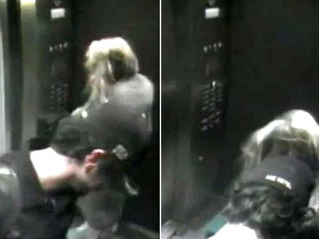 Məşhur aktyorun keçmiş arvadının başqa kişiylə liftdə görüntüləri yayıldı - VİDEO