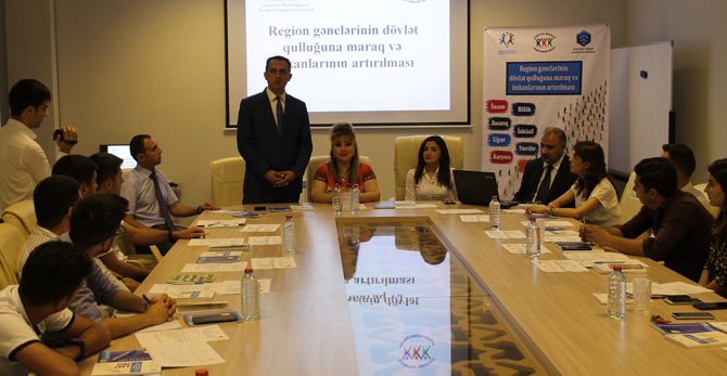 Gənclərin dövlət qulluğu üzrə regional təlimlərinə Biləsuvardan start verilib