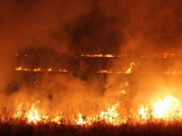 Армяне учинили пожар в Агдаме