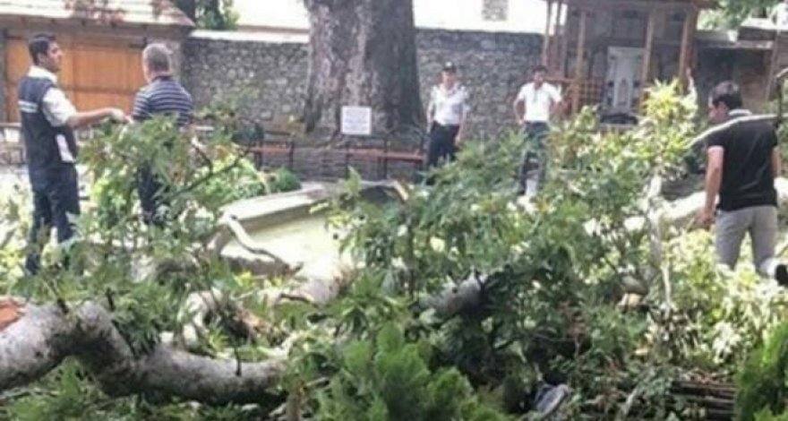 Вход во Дворец Шекинских ханов закрыт