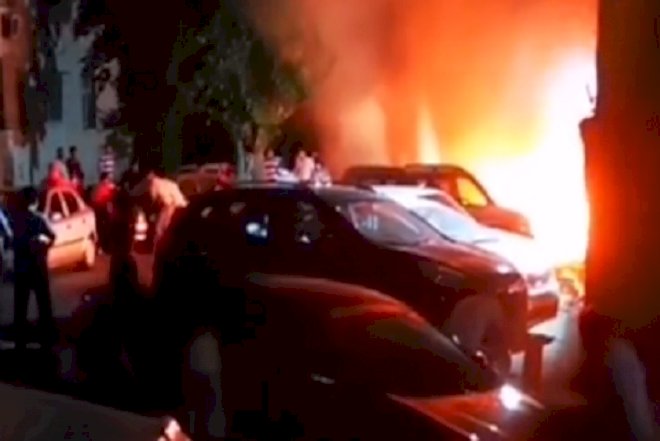 Gecə Bakıda panika - Video