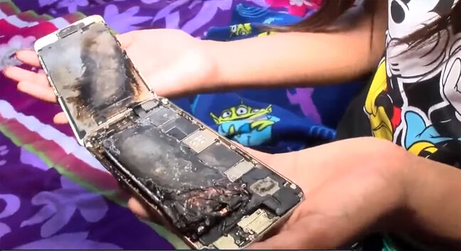 Smartfon 11 yaşlı qızın əlində alışdı: şirkət yenisini vəd edib – Dəhşətli GÖRÜNTÜLƏR