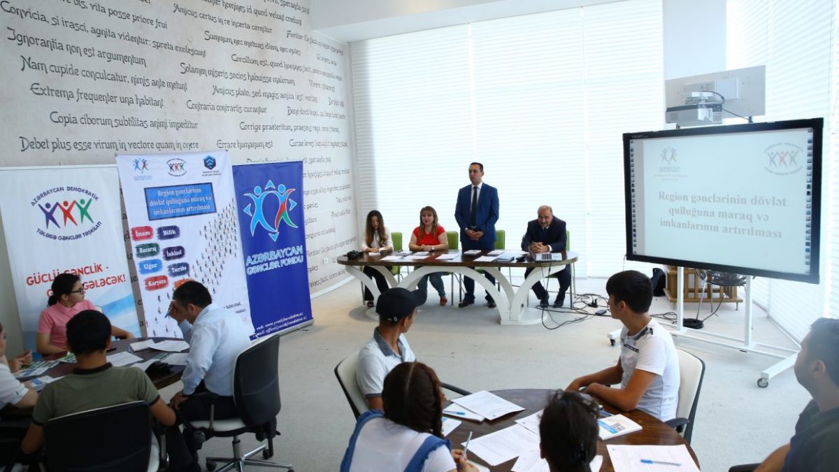 Аzərbaycan Demokratik Tələbə Gənclər Təşkilatı regionlarda gənclər üçün dövlət qulluğu üzrə təlimlər – info sessiyalar keçirdi