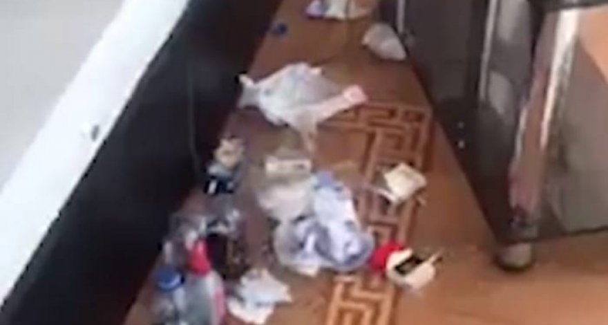 В Баку хозяин пришел в ужас от состояния квартиры, арендуемой арабами - ВИДЕО