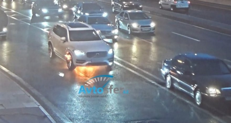 В Баку воспламенился один из самых безопасных внедорожников мира - ВИДЕО