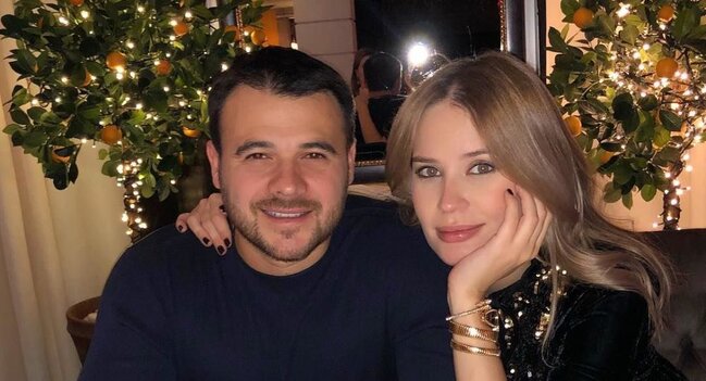 Emin Ağalarov həyat yoldaşı ilə