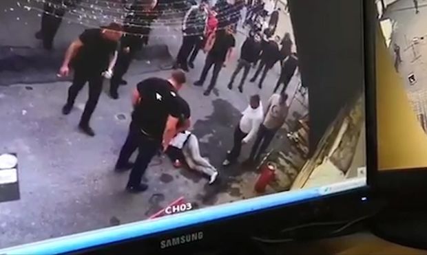 Azərbaycanlı kişini barda belə güllələdilər - VİDEO