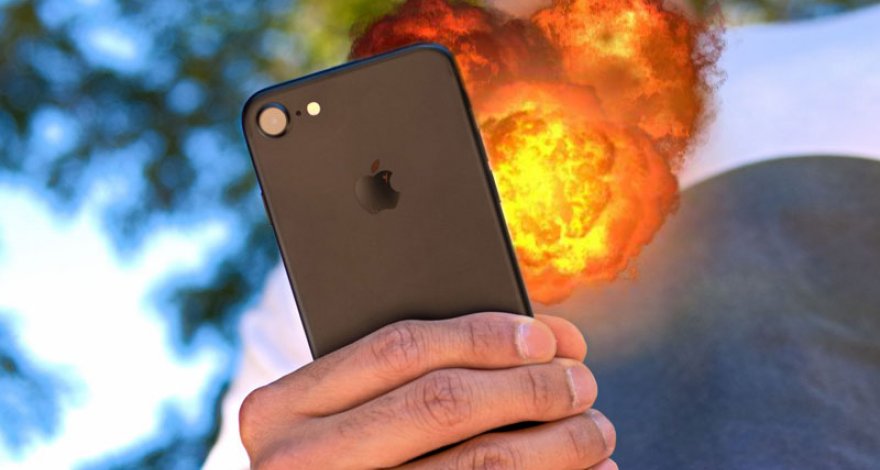 iPhone взорвался прямо в руках мужчины – ВИДЕО