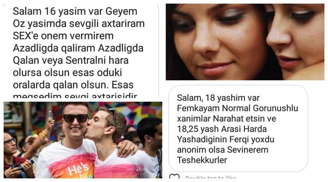 BİABIRÇILIQ: Cinsi azlıqlar sosial şəbəkədə partnyor axtarır: 