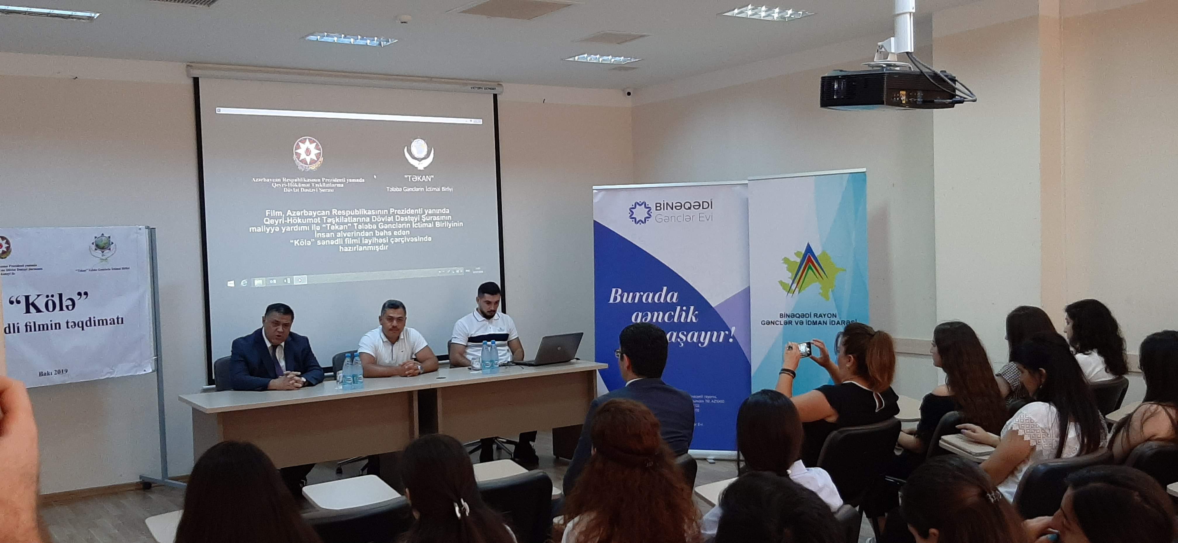 Kölə” sənədli filminin təqdimatı keçirildi
