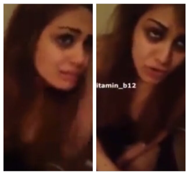 Gənc qadın sevgilisinə xəyanət etdiyinə görə vəhşicəsinə döyüldü +18 VİDEO