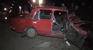 Авария в Шамкире: две машины столкнулись -ОБНОВЛЕНО