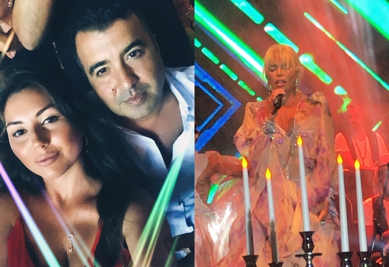 Səfurə və həyat yoldaşı Ajda Pekkanın konsertində - Fotolar+Video