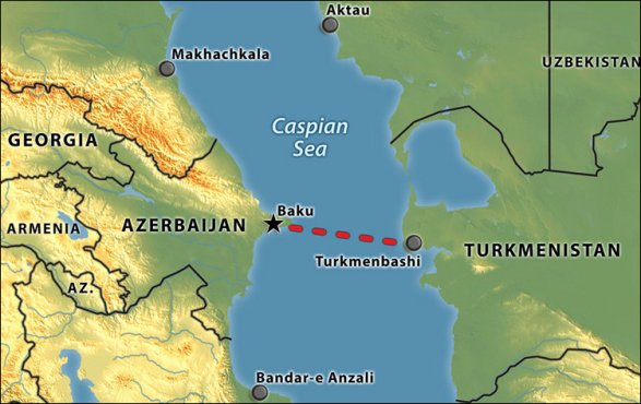 Россия и Иран выступили против строительства газопровода из Туркменистана через Азербайджан