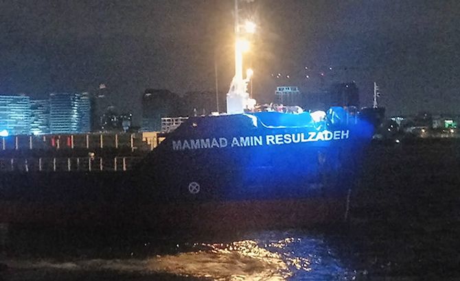 Qəzaya düşən Rəsulzadə gəmisinin son görüntüləri yayıldı — FOTOLAR