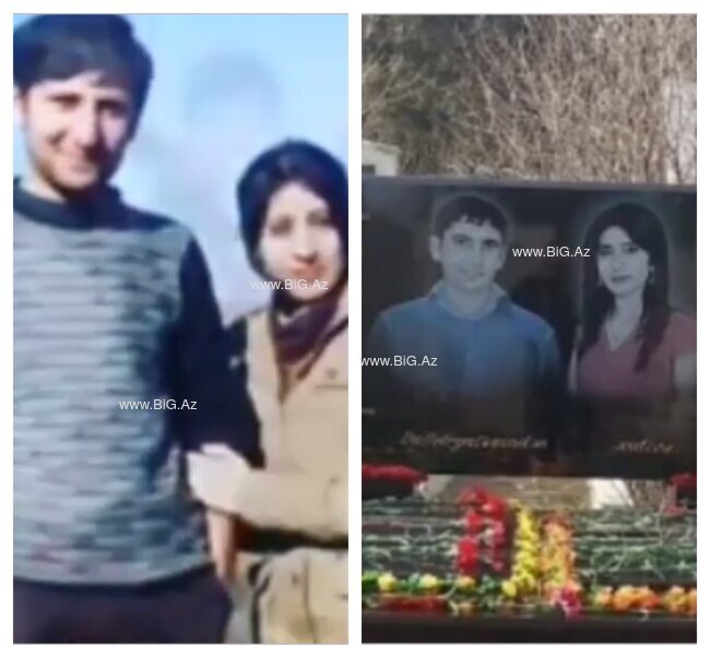 Yenicə toyu olan cütlük faciəvi şəkildə öldü - Məzarlarından FOTOLAR