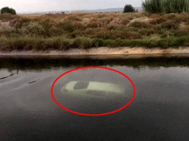 Kanala düşən maşın NİŞANLI CÜTLÜYə məzar oldu - Oğlanın cəsədi 7 km... - VİDEO - FOTO