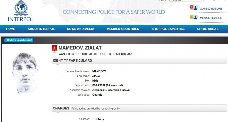 Разыскиваемый Азербайджаном мужчина задержан в Молдове