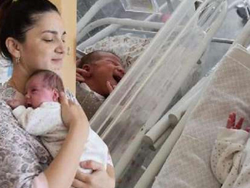 3 ayda iki uşaq doğdu - Nadir hadisə