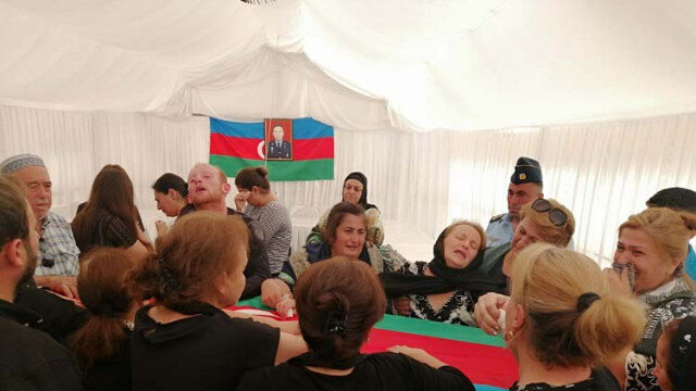 Pilot Rəşad Atakişiyevlə vida mərasimi - FOTOLAR