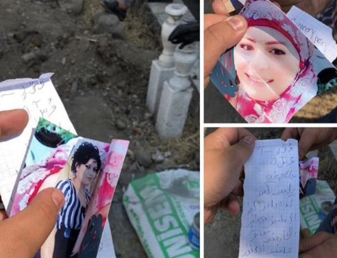 Anasının məzarından çıxanlar ŞOK ETDİ - Hadisə GƏNCƏDƏ BAŞ VERİB - FOTO