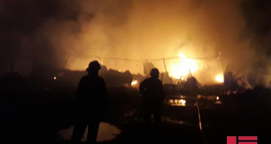 В Гяндже произошел крупный пожар - ФОТО - ВИДЕО