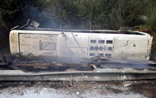 İti vurmaq istəmədi, avtobus aşdı - 47 yaralı