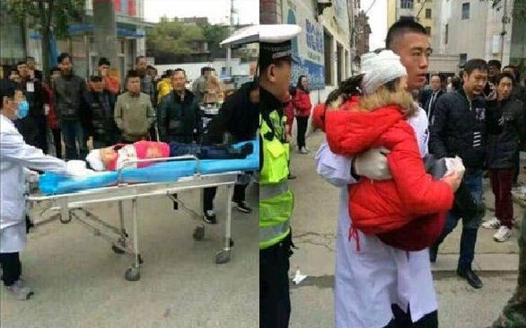 DƏHŞƏT: 8 məktəblinin boğazının kəsildiyi GÖRÜNTÜLƏR YAYILDI - VİDEO