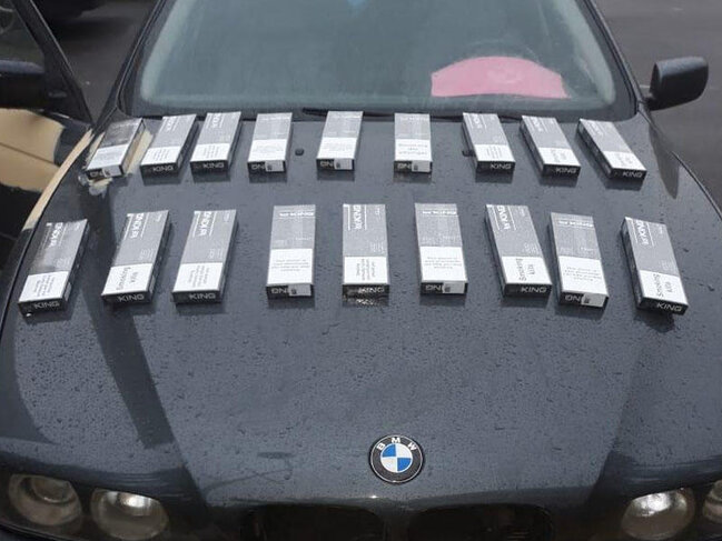 Gürcüstandan gələn avtomobildə 3600 ədəd siqaret aşkarlandı