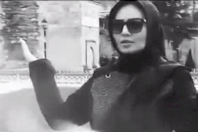 Şortiki qalmaqal yaradan Şəbnəm Tovuzludan Məhərrəm ayı - Videosu