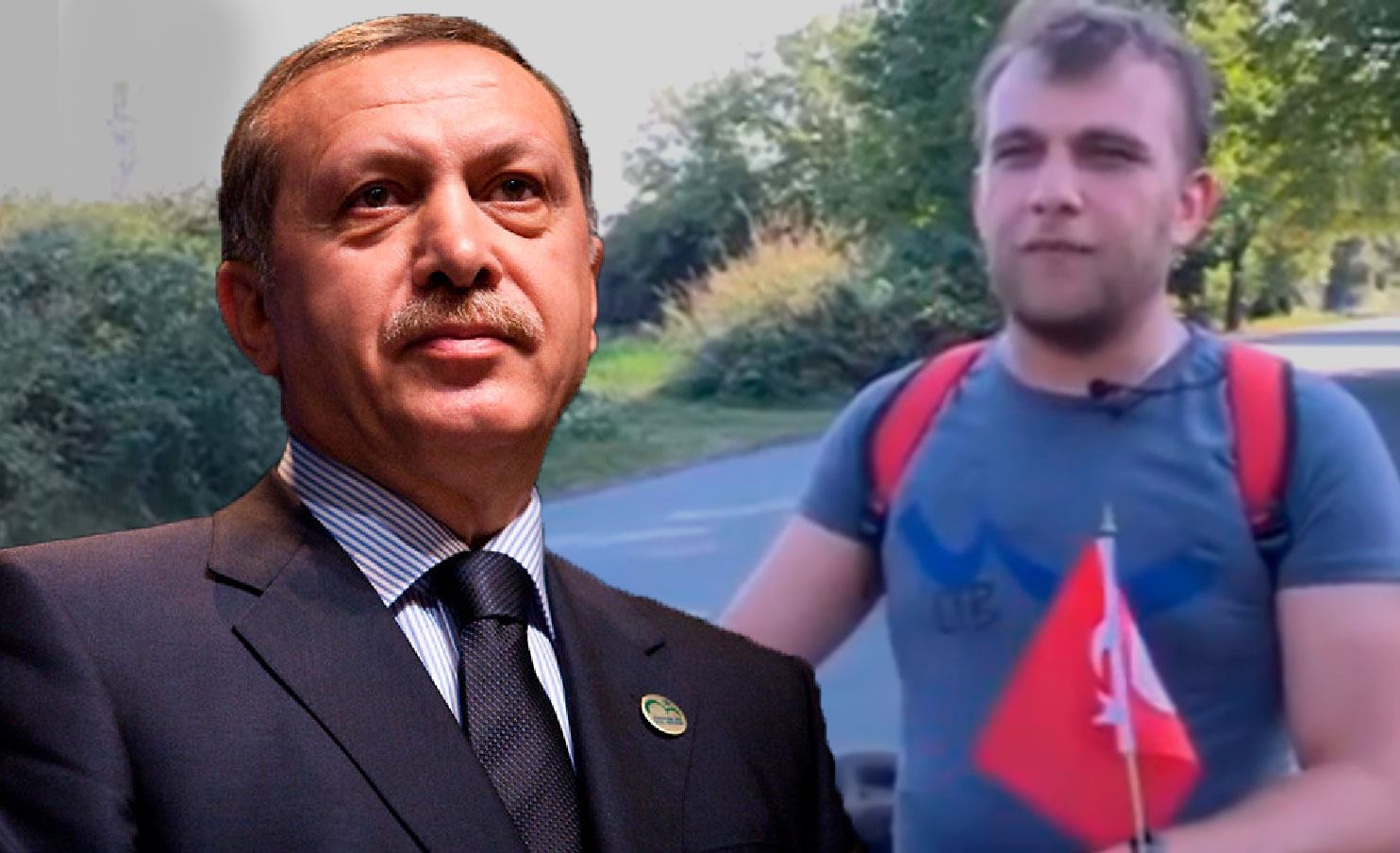 Azərbaycanlı gəncdən Ərdoğanı görmək üçün maraqlı addım — VİDEO