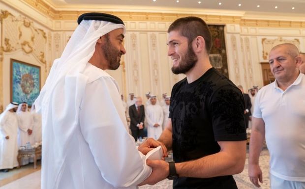 Abu Dabinin şahzadəsi Həbib Nurməhəmmədovla görüşdü – FOTO