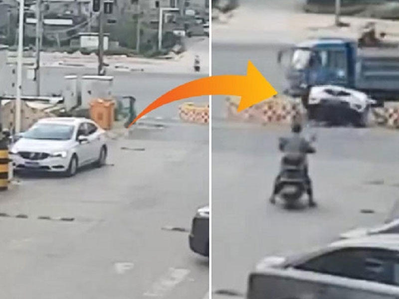 Ata 6 yaşlı oğlunu maşında tək qoymağa peşman oldu - VİDEO