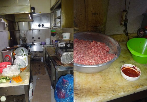Bakının “Sabiha” restoranında iyrənc mənzərə - FOTO