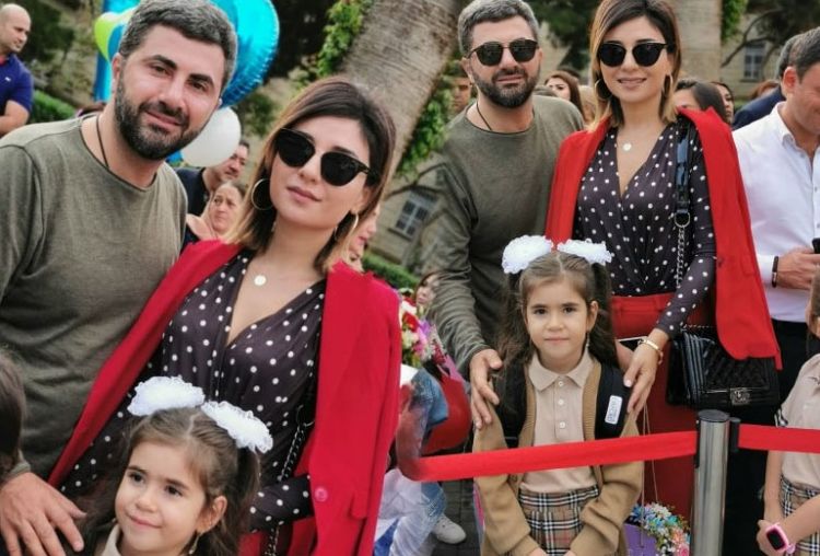 Tanınmış aparıcı Zaur qızını birinci sinfə belə yola saldı... - FOTOLAR