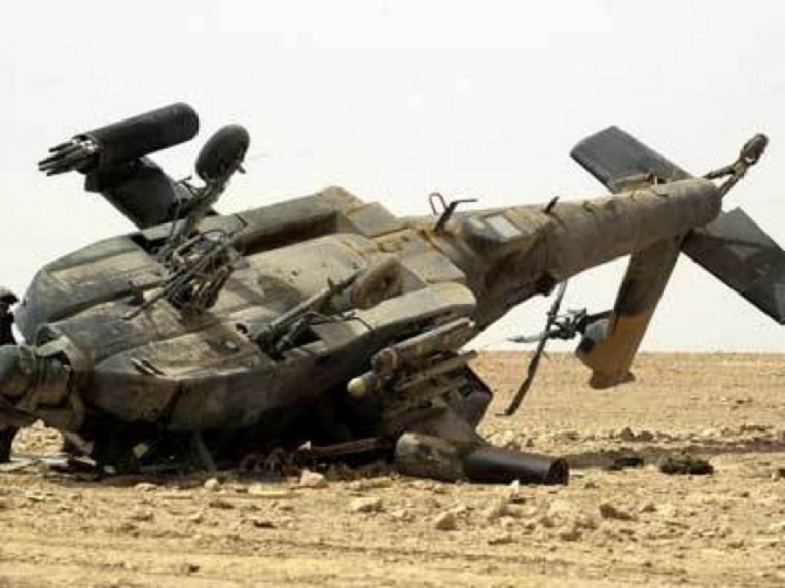 Bakıda helikopter qəzaya uğradı - Pilot ağır xəsarət alıb