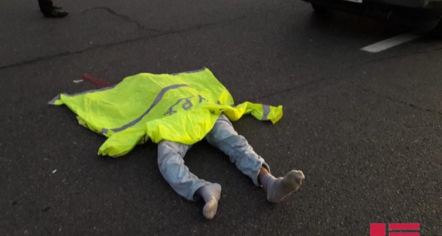 В Баку таксист насмерть сбил пешехода – ФОТО