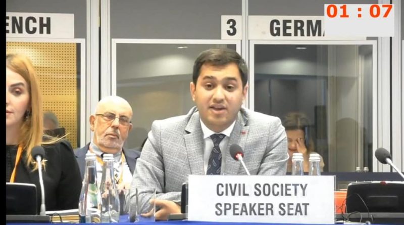 Fərid Şahbazlı ATƏT-də çıxış etdi: “Azərbaycanda QHT-lər dövlətin əsas tərəfdaşıdır”