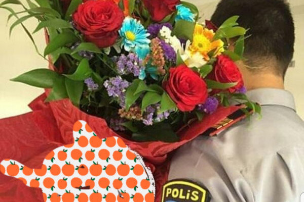 Azərbaycanda 21 yaşlı qız polis rəisini qayçı ilə yaraladı