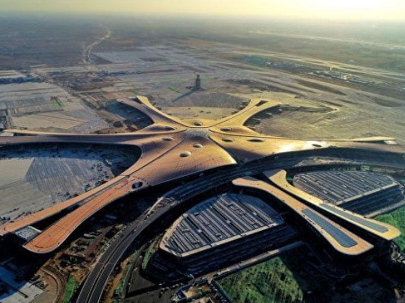 Dünyanın ən böyük hava limanı istifadəyə verildi - VİDEO