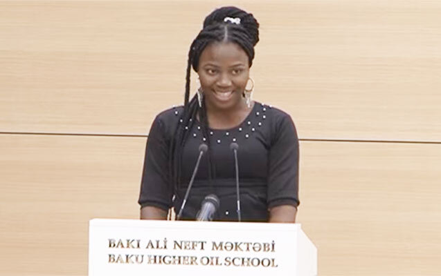 Nigeriyalı tələbə Azərbaycan dilini 5 günə öyrəndi - Video