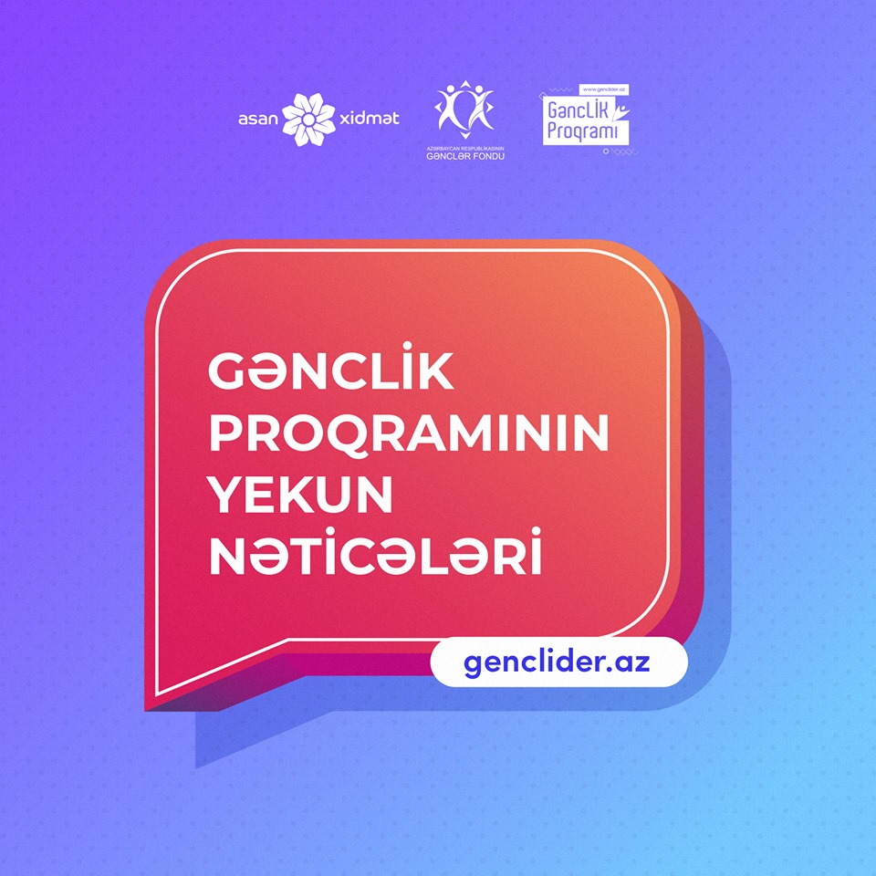 “GƏNCLİK” PROQRAMININ İŞTİRAKÇILARI MƏLUM OLDU