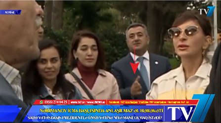 Prezidentlə sakinlərin söhbətində Abdin Fərzəliyevdən anlaşılmaz əl hərəkəti – VİDEO