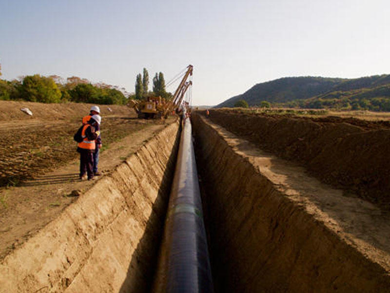 TAP marşrutu üzrə xəndəklərin qazılması işlərinin 99 faizdən çoxu başa çatıb
