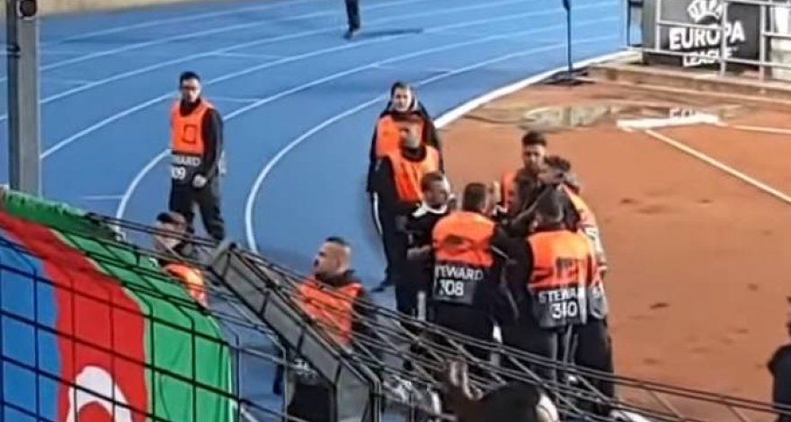 Трибуны после провокации на матче «Карабаха» - то, что не попало в эфир - ВИДЕО