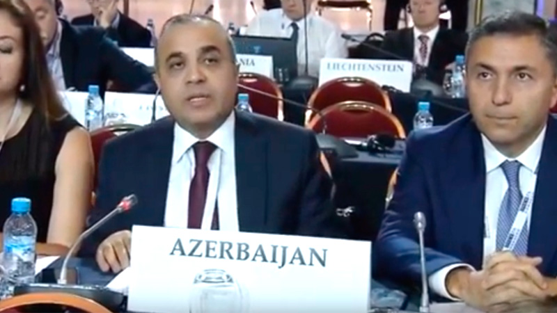 Azay Quliyev Prezident İlham Əliyevin mövqeyini ATƏT PA-ya çatdırdı